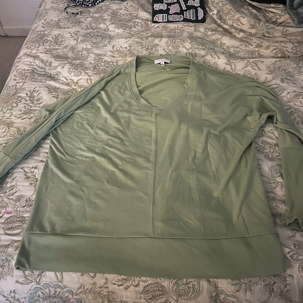 New Directions Mint Green Knit Top